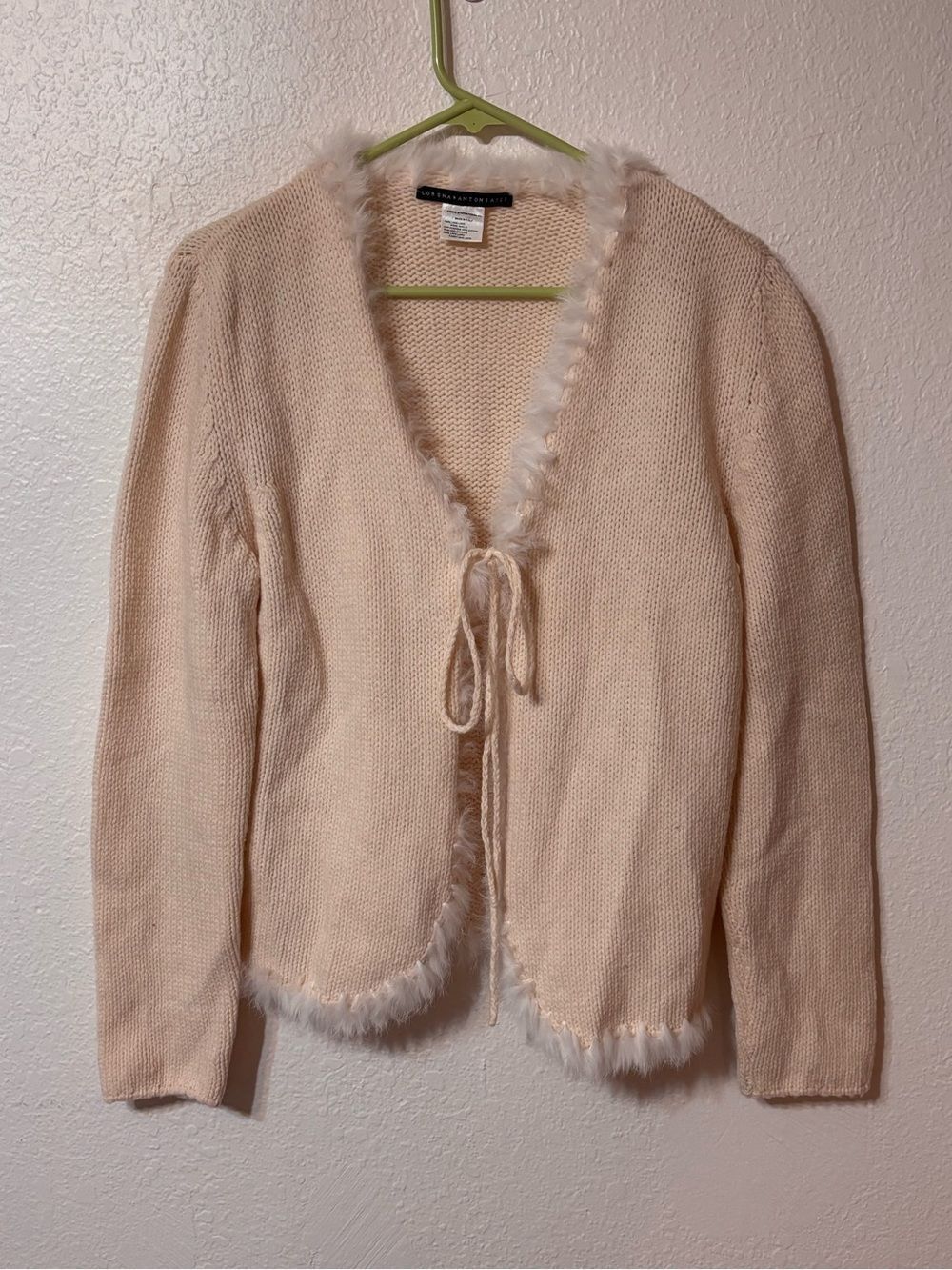 Lorena Antoniazzi Wool and Rabbit Hair Cardigan Size 48 (XL)